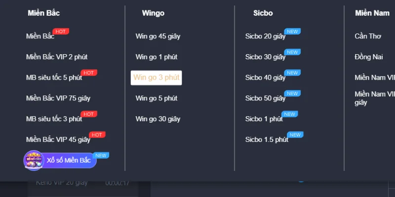 Tổng quát về loại hình xổ số Win Go 3 phút